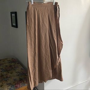 Wilfred Elena Linen Wrap Skirt